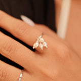 Pearly Ring in Silver