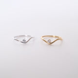 Wave Ring in Silver