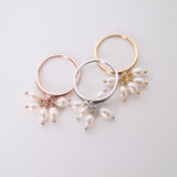 Pearly Ring in Rose Gold