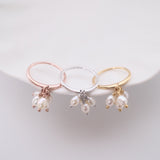 Pearly Ring in Rose Gold