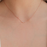 Aria Necklace in Rosegold