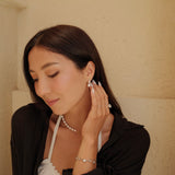 Pearly Earring in silver