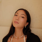 Pearly Earring in gold