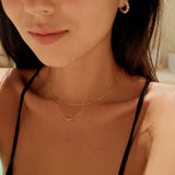 Twirl Necklace in Gold