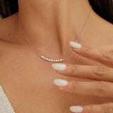 Carly Necklace in silver