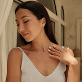 Carly Necklace in silver