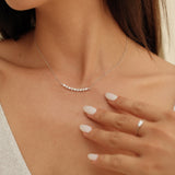 Carly Necklace in silver